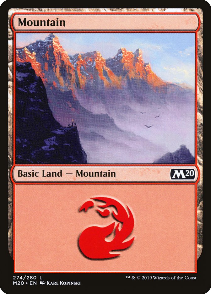 Mountain (274) [Core Set 2020] | Anubis Games and Hobby