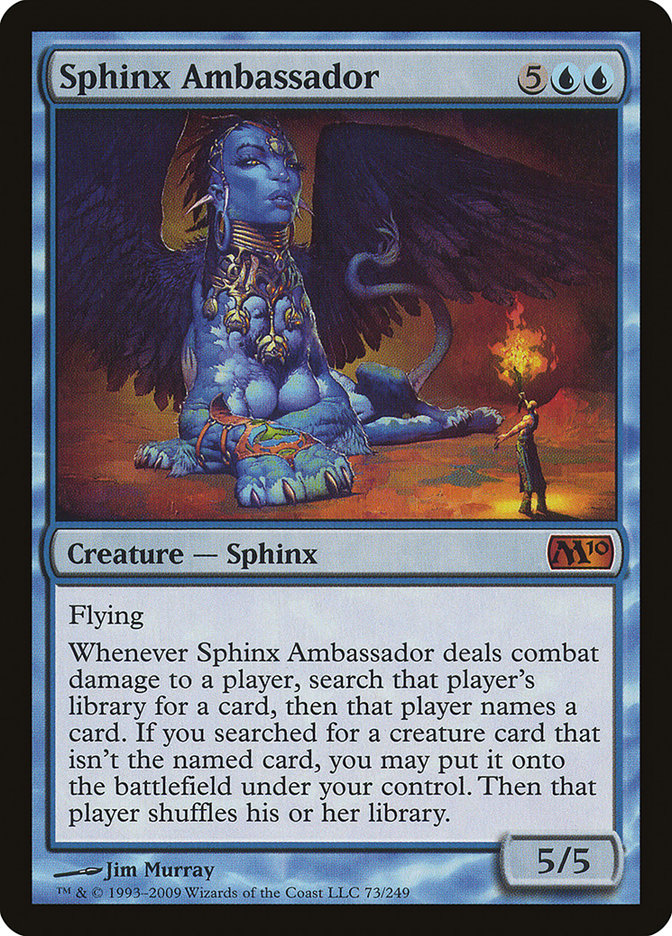 Sphinx Ambassador [Magic 2010] | Anubis Games and Hobby