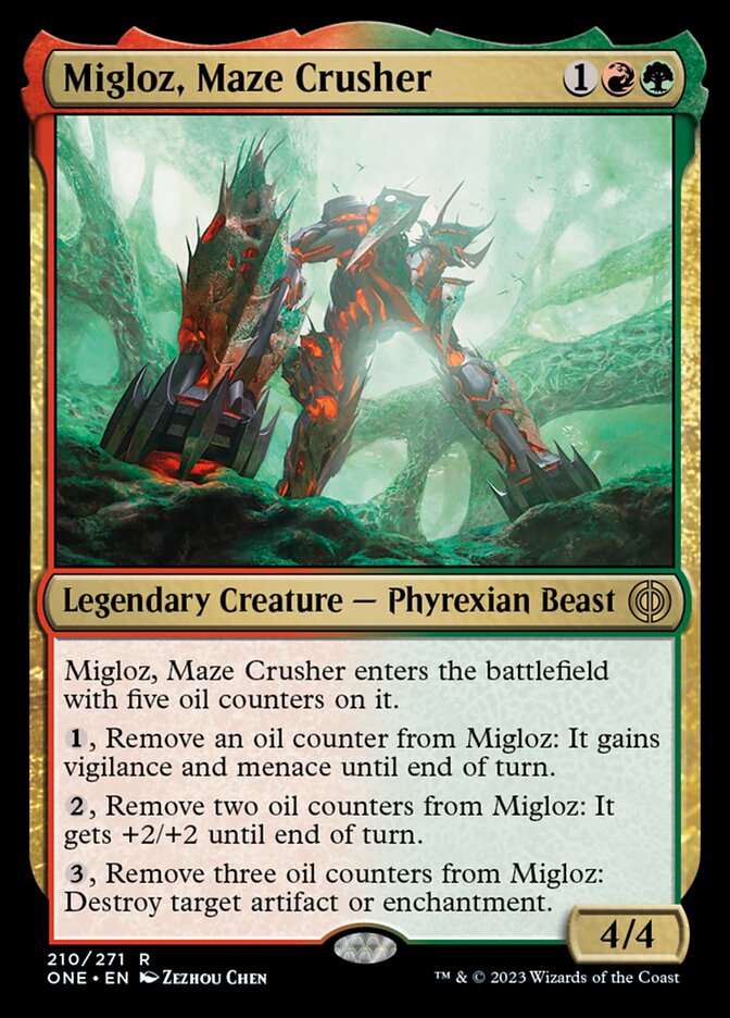 Migloz, Maze Crusher [Phyrexia: All Will Be One] | Anubis Games and Hobby