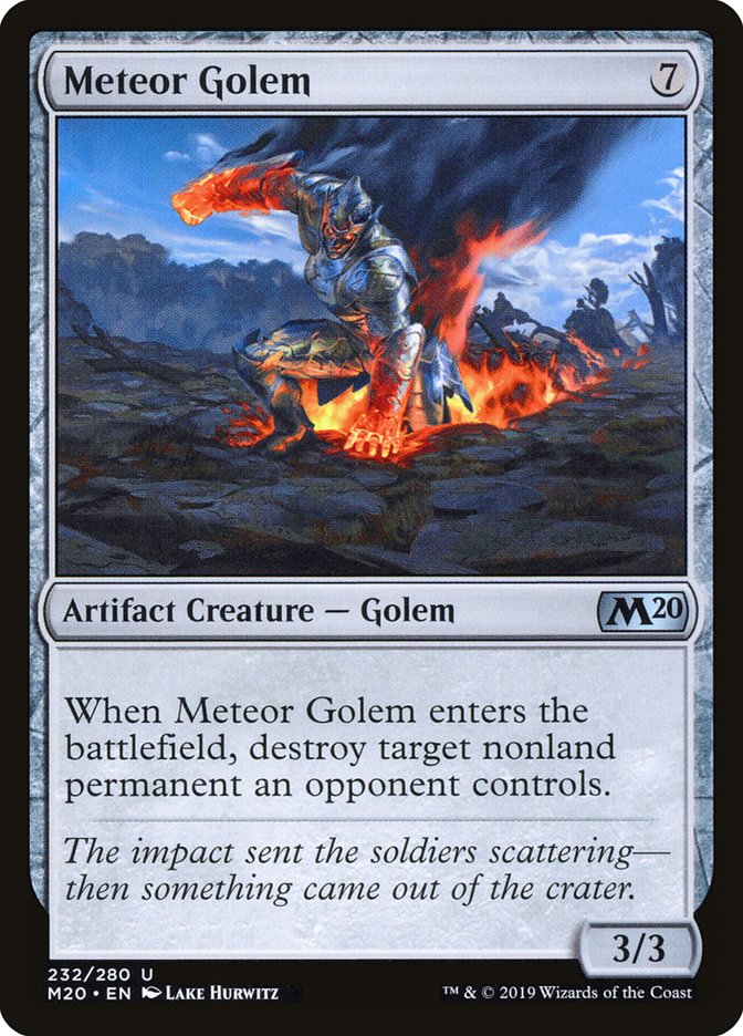 Meteor Golem [Core Set 2020] | Anubis Games and Hobby