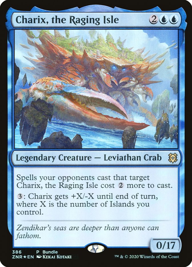 Charix, the Raging Isle (386) [Zendikar Rising Promos] | Anubis Games and Hobby