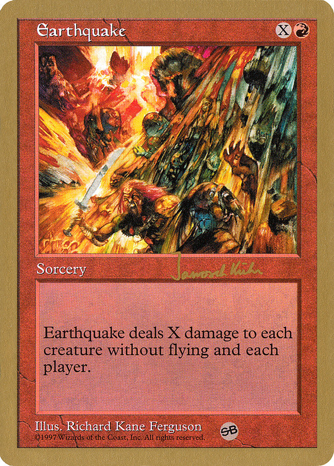 Earthquake (Janosch Kuhn) (SB) [World Championship Decks 1997] | Anubis Games and Hobby