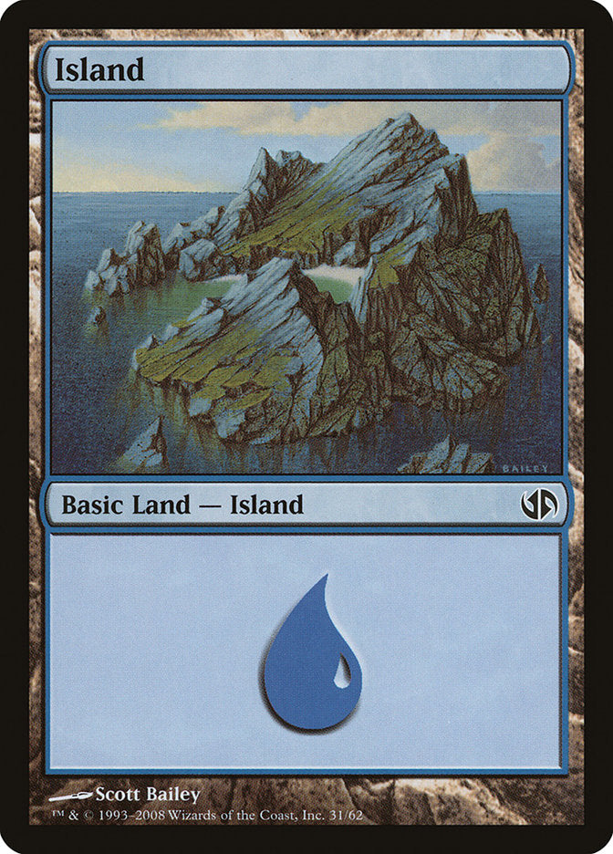 Island (31) [Duel Decks: Jace vs. Chandra] | Anubis Games and Hobby