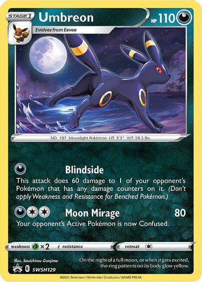 Umbreon (SWSH129) [Sword & Shield: Black Star Promos] | Anubis Games and Hobby