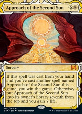 Approach of the Second Sun (Foil Etched) [Strixhaven: School of Mages Mystical Archive] | Anubis Games and Hobby