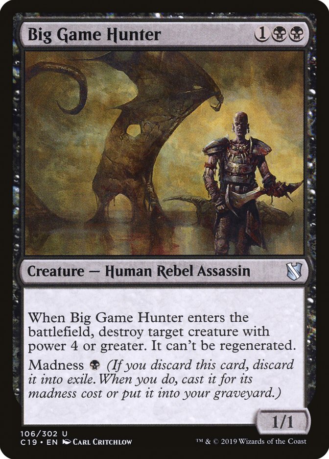 Big Game Hunter [Commander 2019] | Anubis Games and Hobby