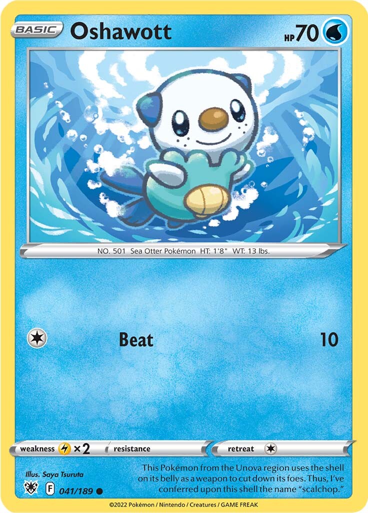 Oshawott (041/189) [Sword & Shield: Astral Radiance] | Anubis Games and Hobby