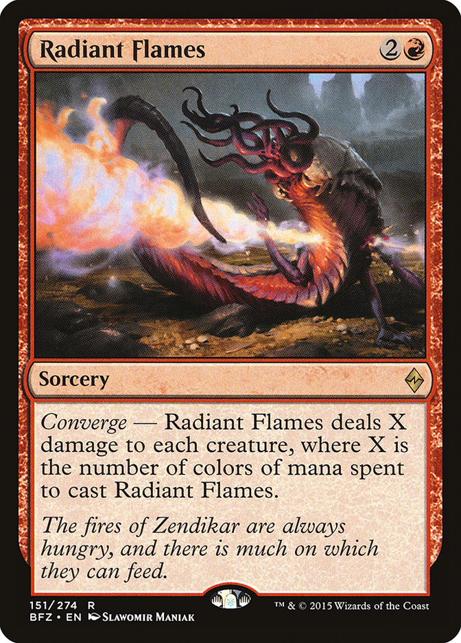 Radiant Flames [Battle for Zendikar] | Anubis Games and Hobby