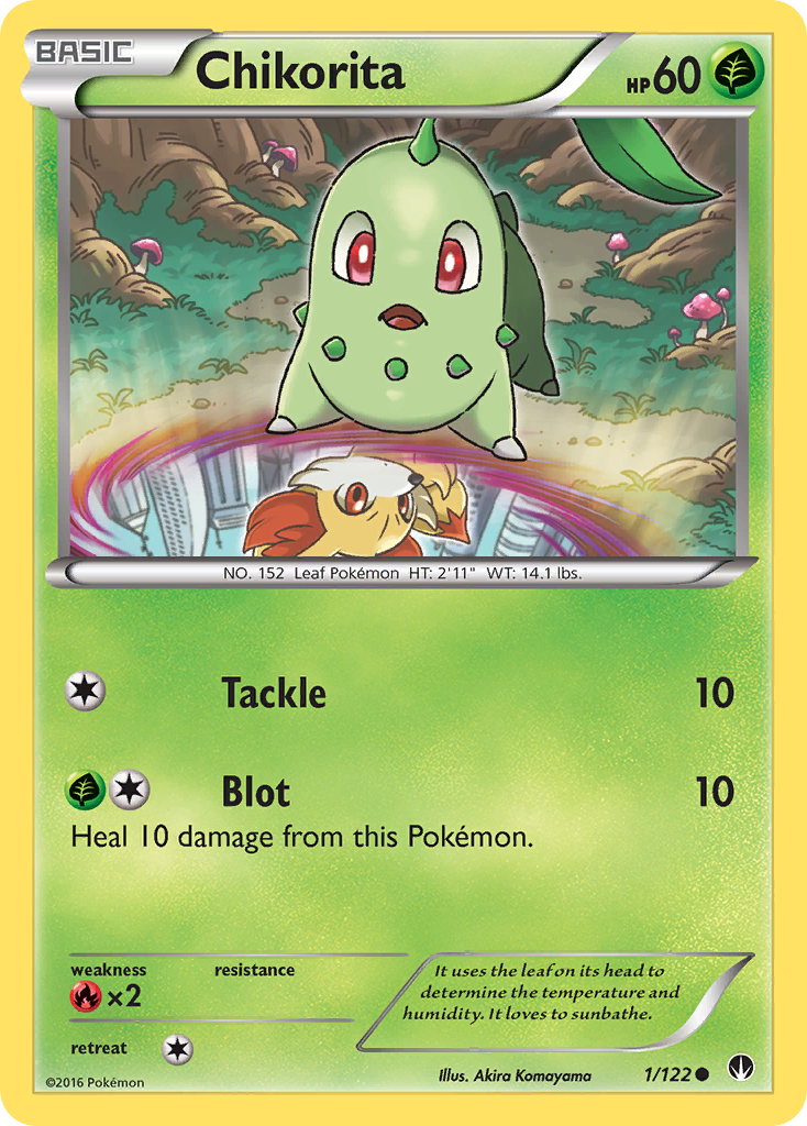 Chikorita (1/122) [XY: BREAKpoint] | Anubis Games and Hobby