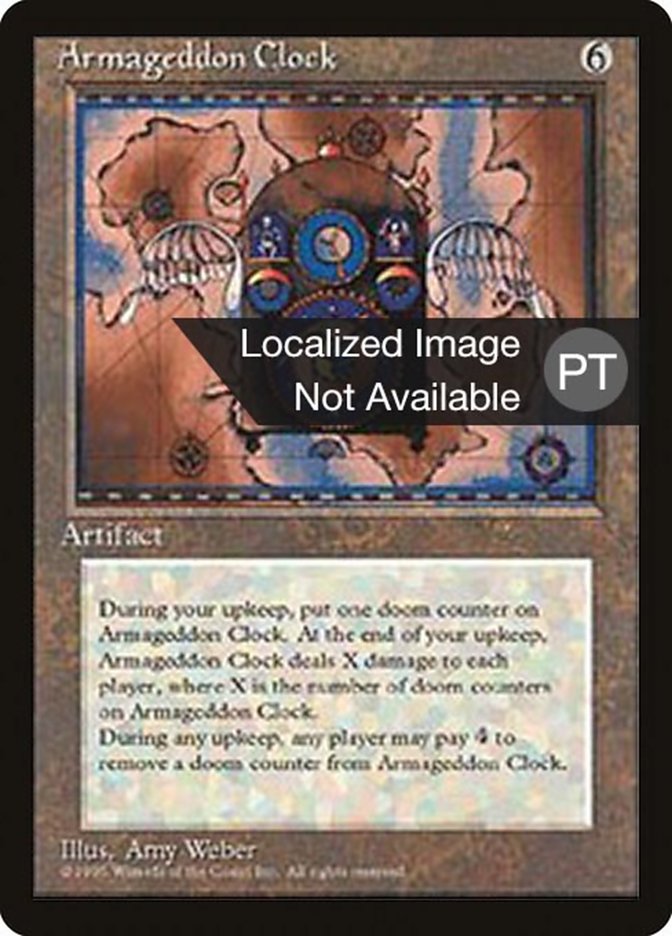 Armageddon Clock [Fourth Edition (Foreign Black Border)] | Anubis Games and Hobby