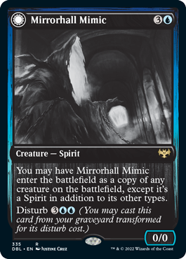 Mirrorhall Mimic // Ghastly Mimicry [Innistrad: Double Feature] | Anubis Games and Hobby