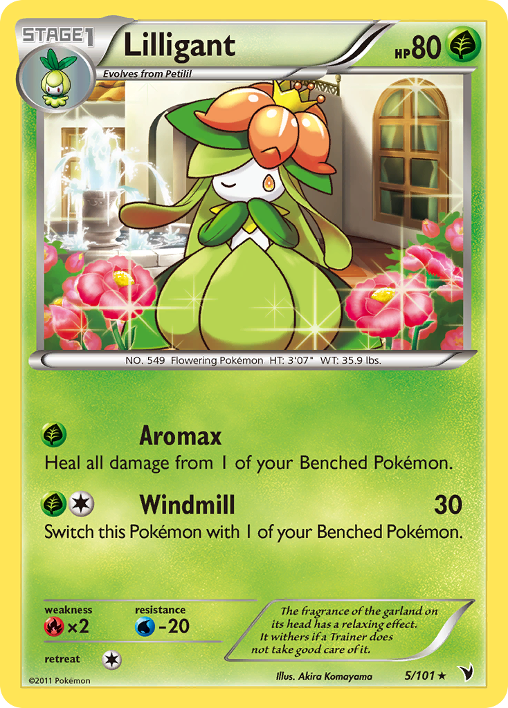 Lilligant (5/101) [Black & White: Noble Victories] | Anubis Games and Hobby