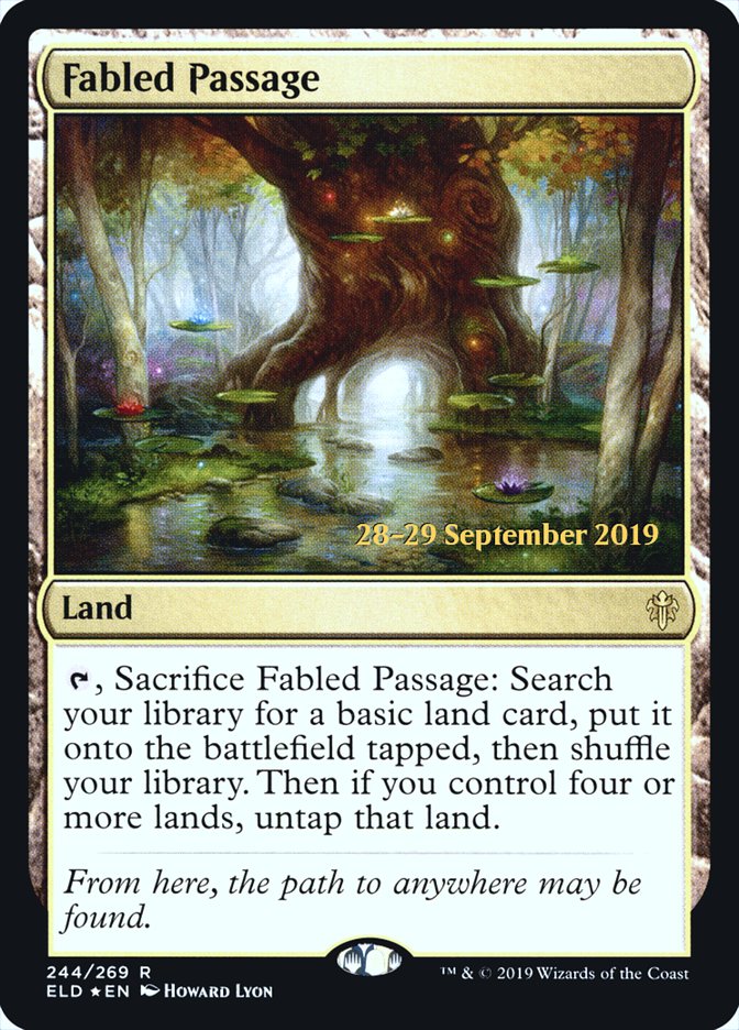 Fabled Passage [Throne of Eldraine Prerelease Promos] | Anubis Games and Hobby