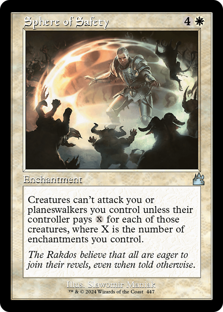 Sphere of Safety (Retro Frame) [Ravnica Remastered] | Anubis Games and Hobby