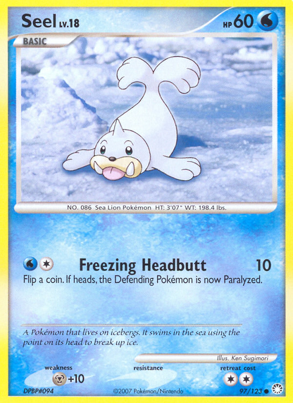 Seel (97/123) [Diamond & Pearl: Mysterious Treasures] | Anubis Games and Hobby