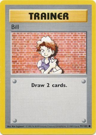 Bill (91/102) [Base Set Shadowless Unlimited] | Anubis Games and Hobby