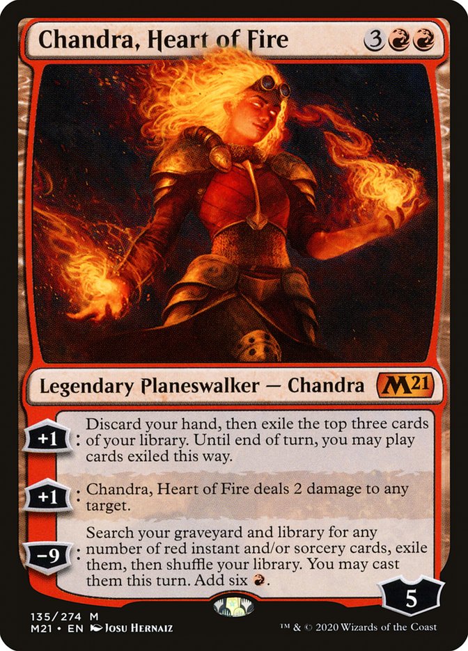 Chandra, Heart of Fire [Core Set 2021] | Anubis Games and Hobby