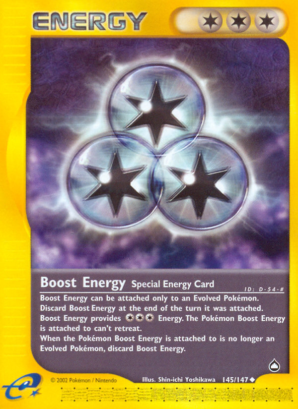 Boost Energy (145/147) [Aquapolis] | Anubis Games and Hobby