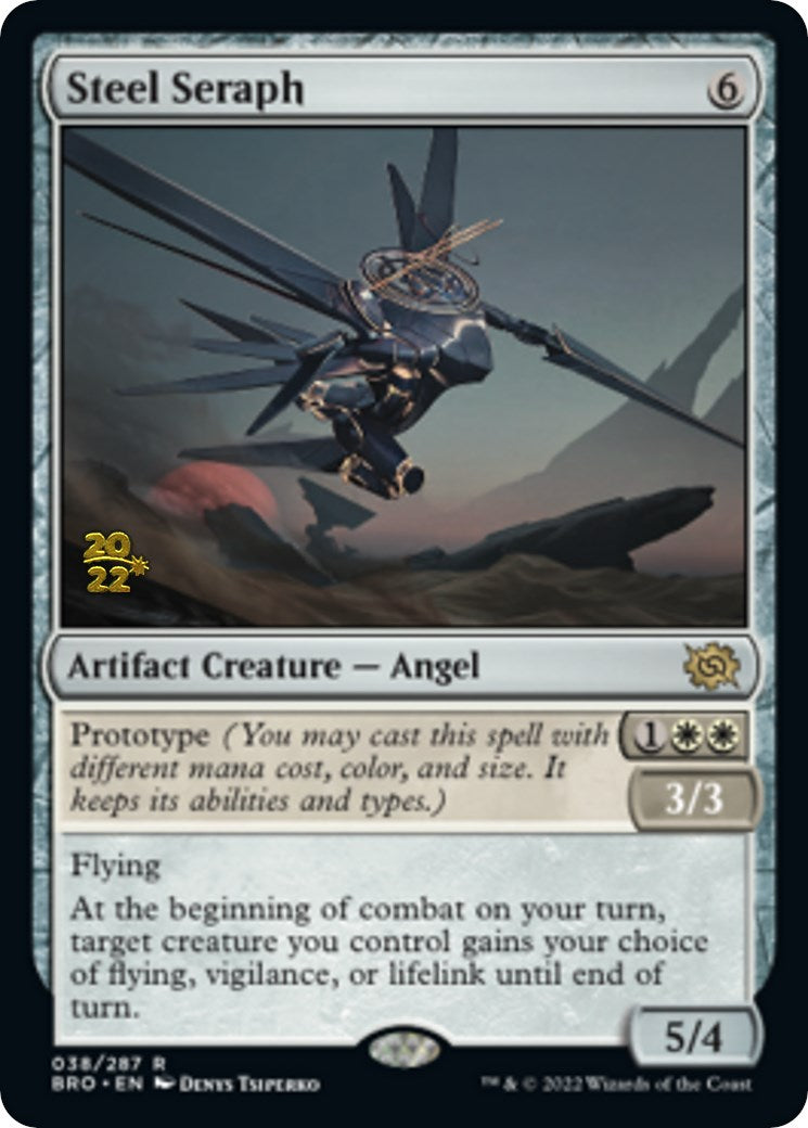 Steel Seraph [The Brothers' War Prerelease Promos] | Anubis Games and Hobby