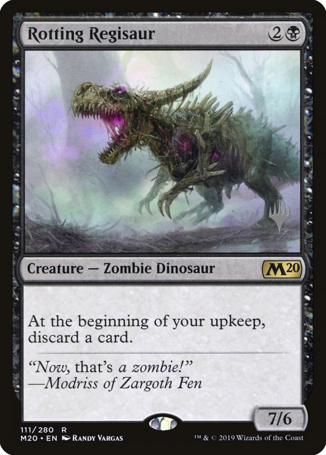 Rotting Regisaur (Promo Pack) [Core Set 2020 Promos] | Anubis Games and Hobby