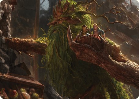 Treebeard, Gracious Host Art Card [The Lord of the Rings: Tales of Middle-earth Art Series] | Anubis Games and Hobby