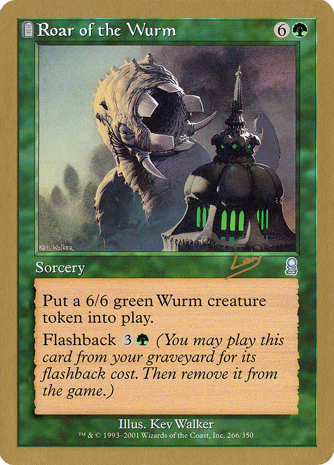 Roar of the Wurm (Raphael Levy) [World Championship Decks 2002] | Anubis Games and Hobby