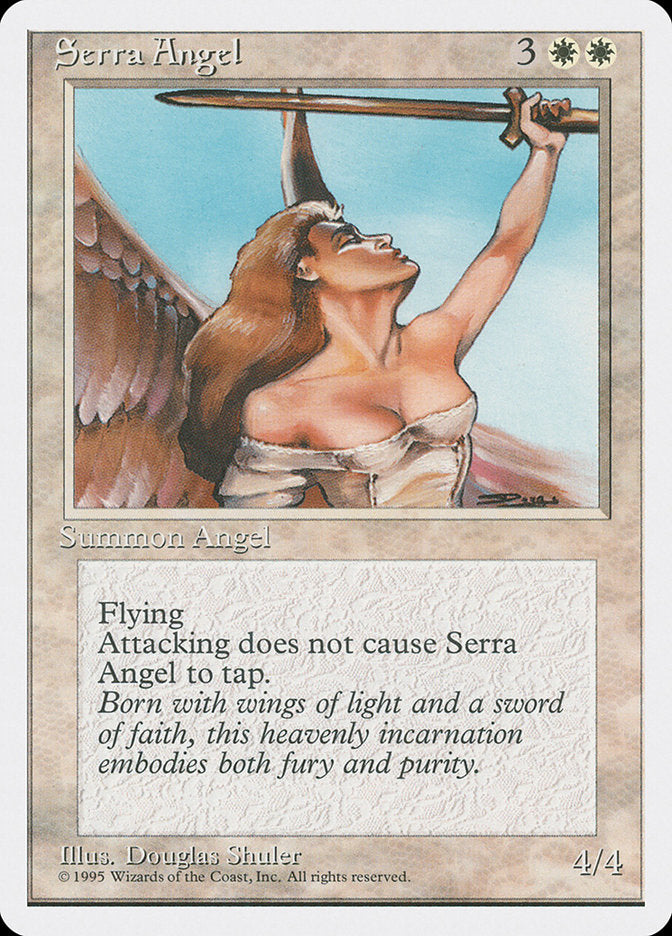 Serra Angel [Fourth Edition] | Anubis Games and Hobby
