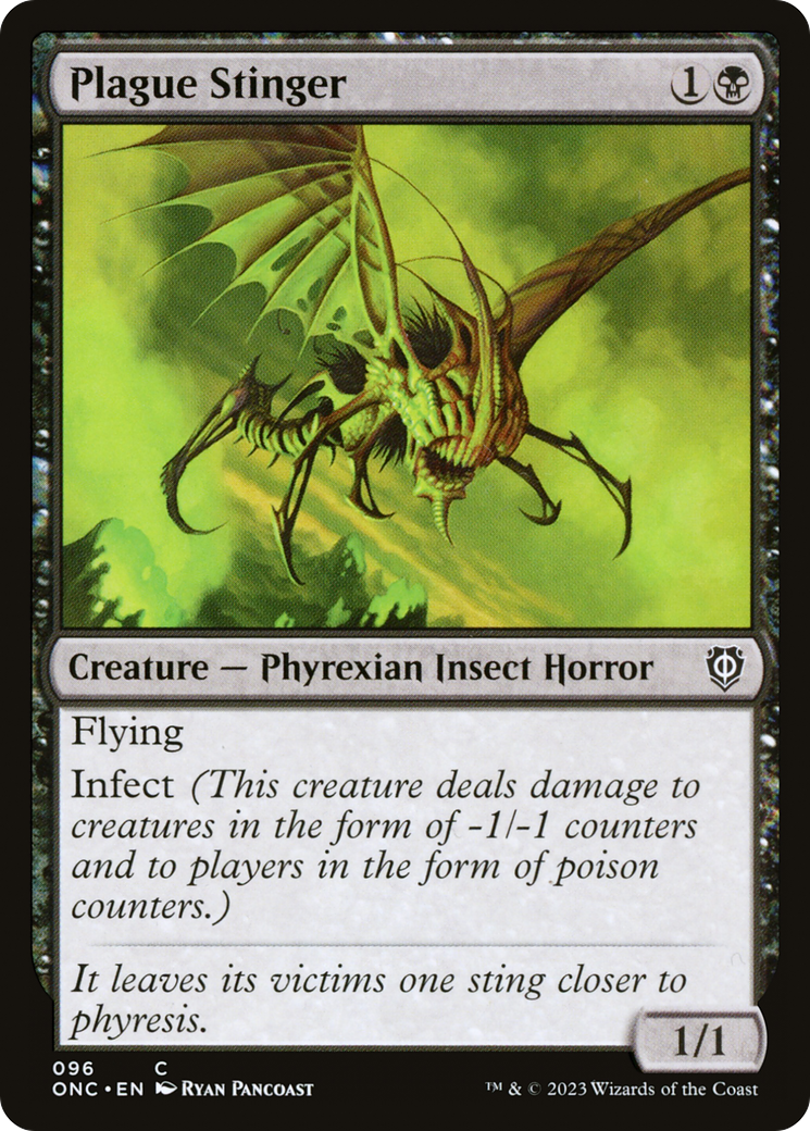 Plague Stinger [Phyrexia: All Will Be One Commander] | Anubis Games and Hobby