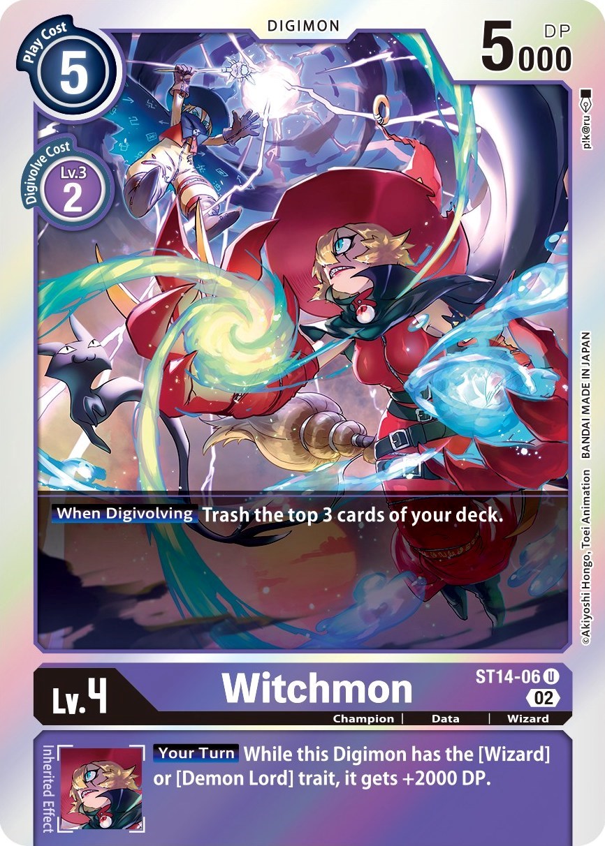 Witchmon [ST14-06] [Starter Deck: Beelzemon Advanced Deck Set] | Anubis Games and Hobby