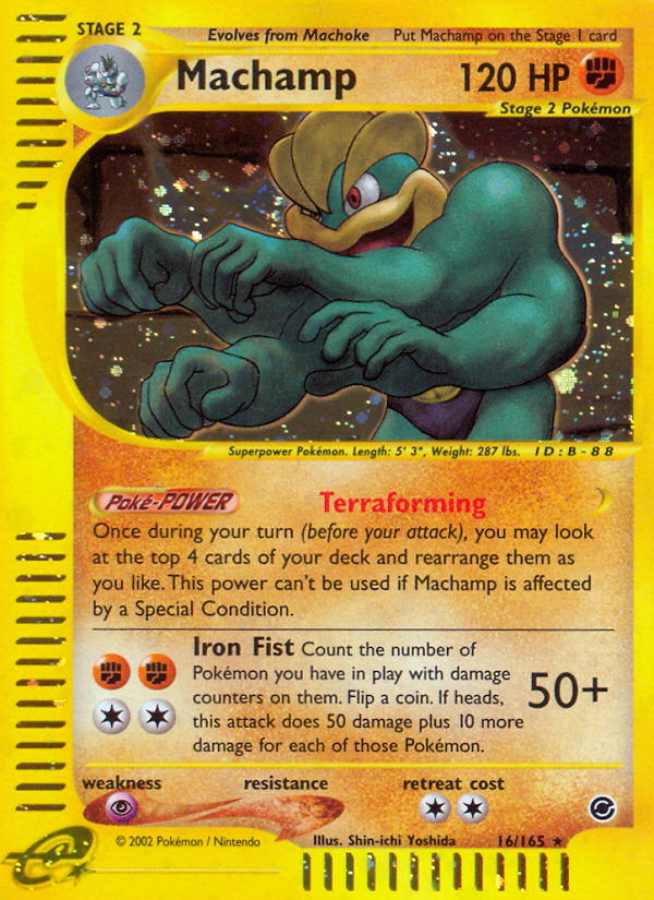 Machamp (16/165) [Expedition: Base Set] | Anubis Games and Hobby