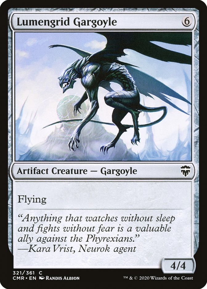 Lumengrid Gargoyle [Commander Legends] | Anubis Games and Hobby