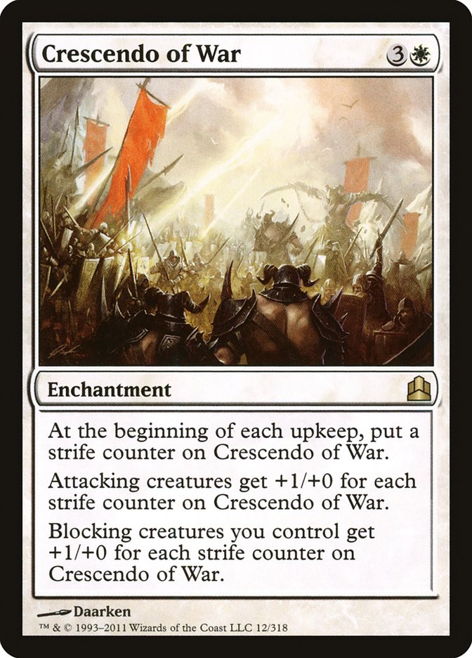 Crescendo of War [Commander 2011] | Anubis Games and Hobby