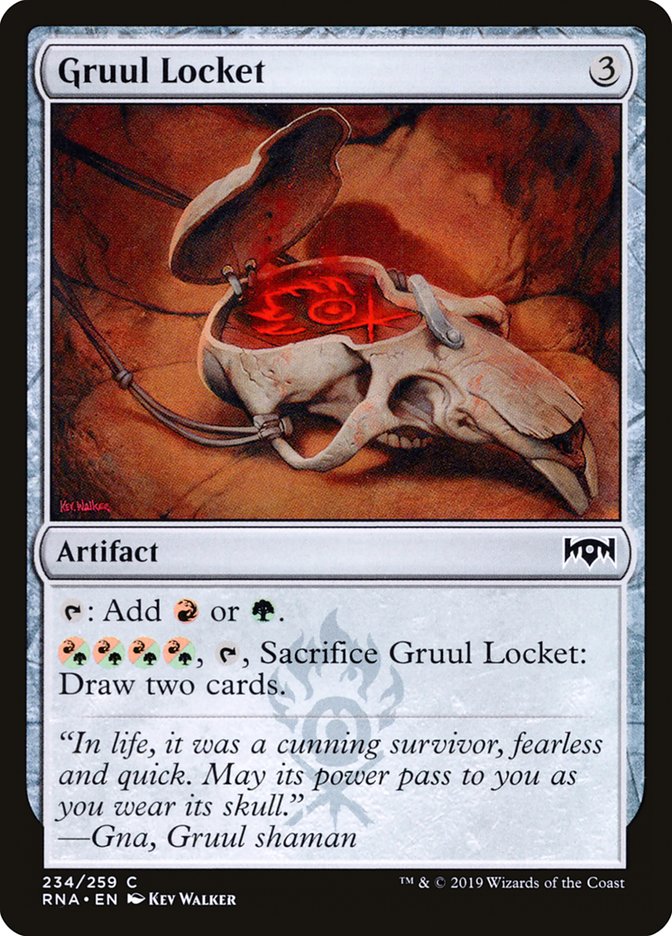 Gruul Locket [Ravnica Allegiance] | Anubis Games and Hobby