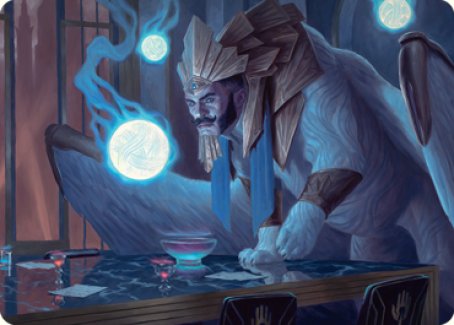 Tivit, Seller of Secrets Art Card [Streets of New Capenna Art Series] | Anubis Games and Hobby