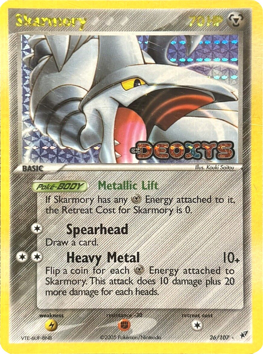 Skarmory (26/107) (Stamped) [EX: Deoxys] | Anubis Games and Hobby