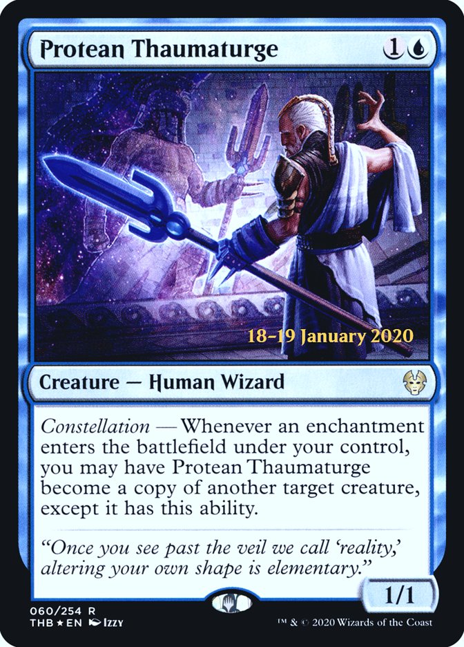 Protean Thaumaturge [Theros Beyond Death Prerelease Promos] | Anubis Games and Hobby