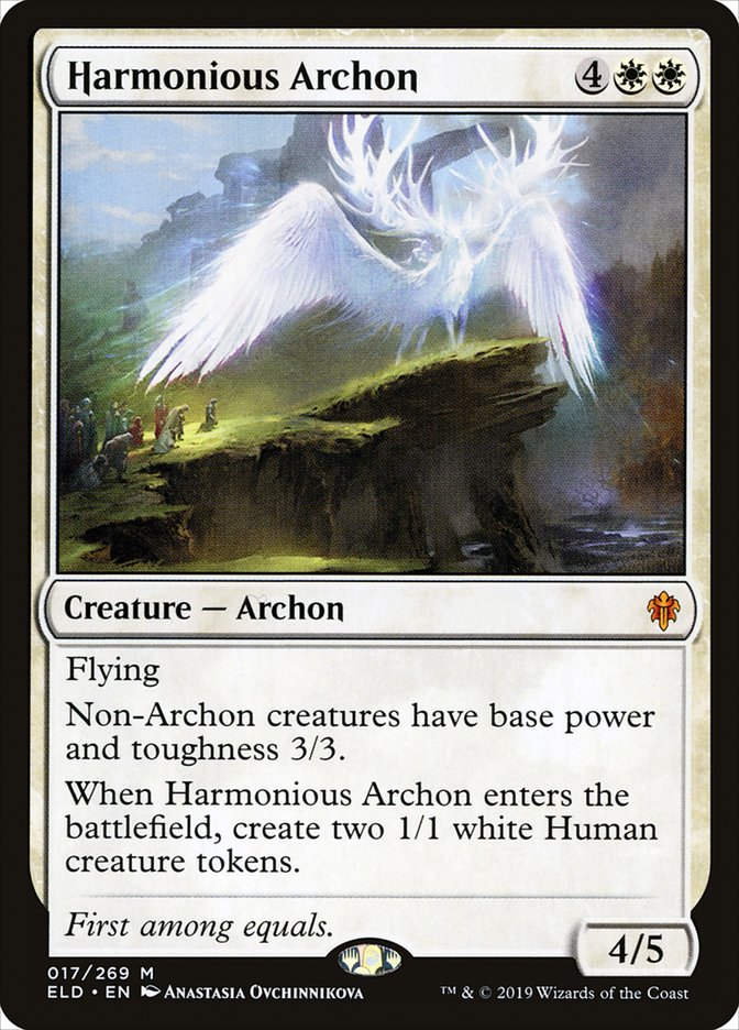 Harmonious Archon [Throne of Eldraine] | Anubis Games and Hobby