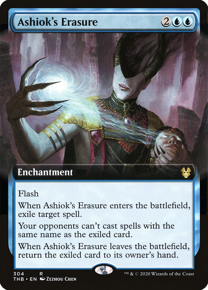 Ashiok's Erasure (Extended Art) [Theros Beyond Death] | Anubis Games and Hobby