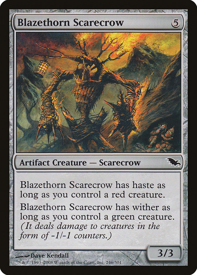 Blazethorn Scarecrow [Shadowmoor] | Anubis Games and Hobby