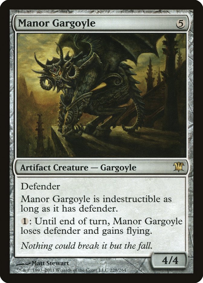 Manor Gargoyle [Innistrad] | Anubis Games and Hobby