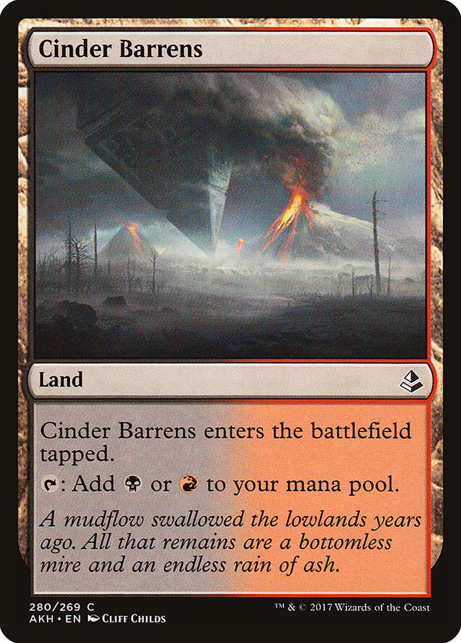 Cinder Barrens [Amonkhet] | Anubis Games and Hobby