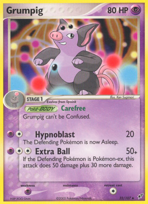 Grumpig (32/107) [EX: Deoxys] | Anubis Games and Hobby