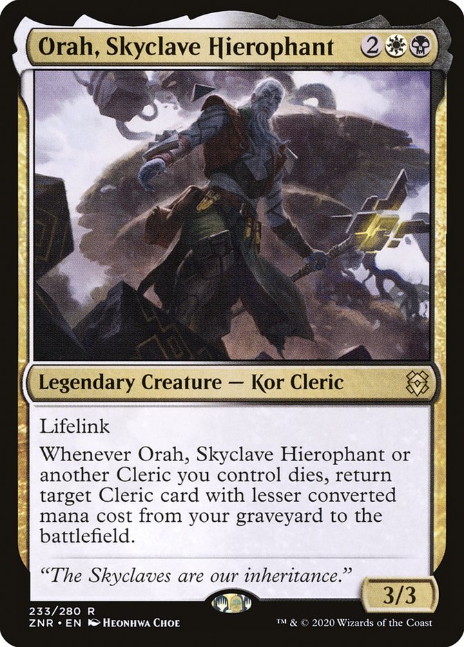 Orah, Skyclave Hierophant [Zendikar Rising] | Anubis Games and Hobby