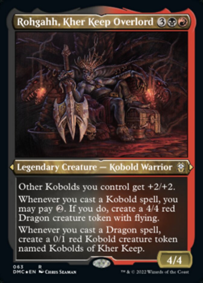 Rohgahh, Kher Keep Overlord (Foil Etched) [Dominaria United Commander] | Anubis Games and Hobby