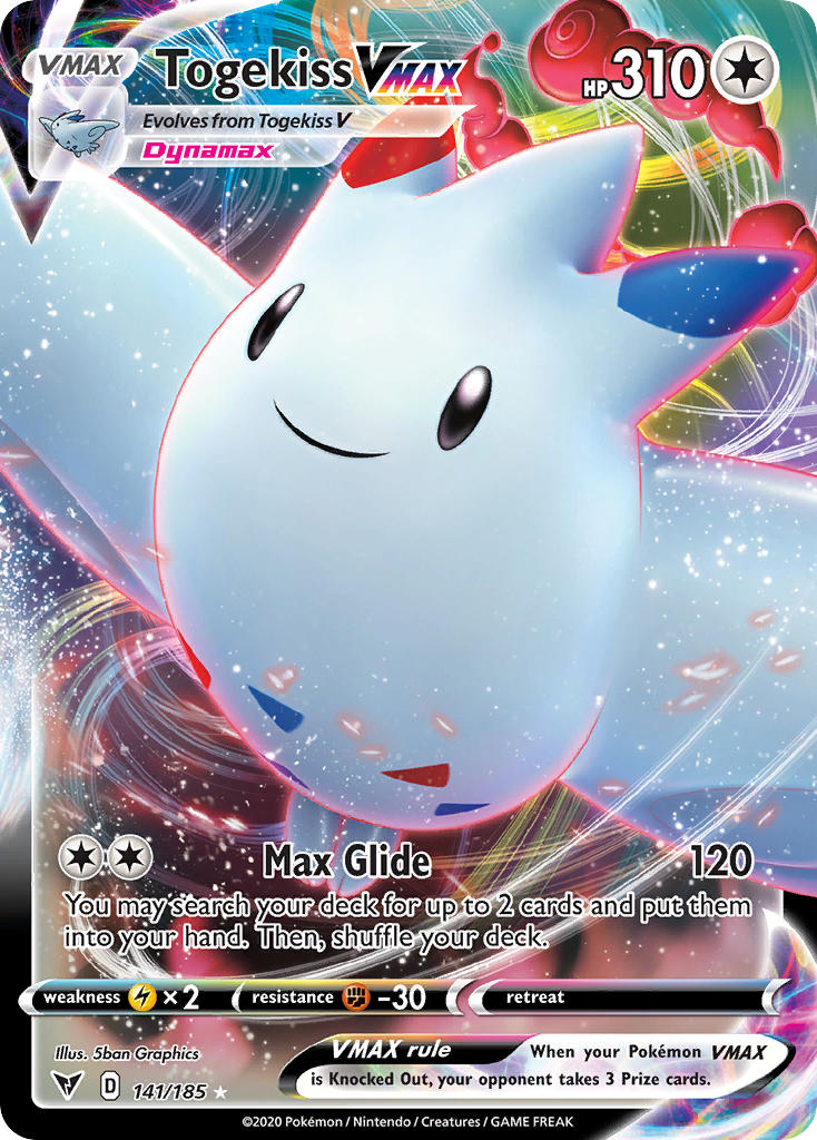 Togekiss VMAX (141/185) [Sword & Shield: Vivid Voltage] | Anubis Games and Hobby