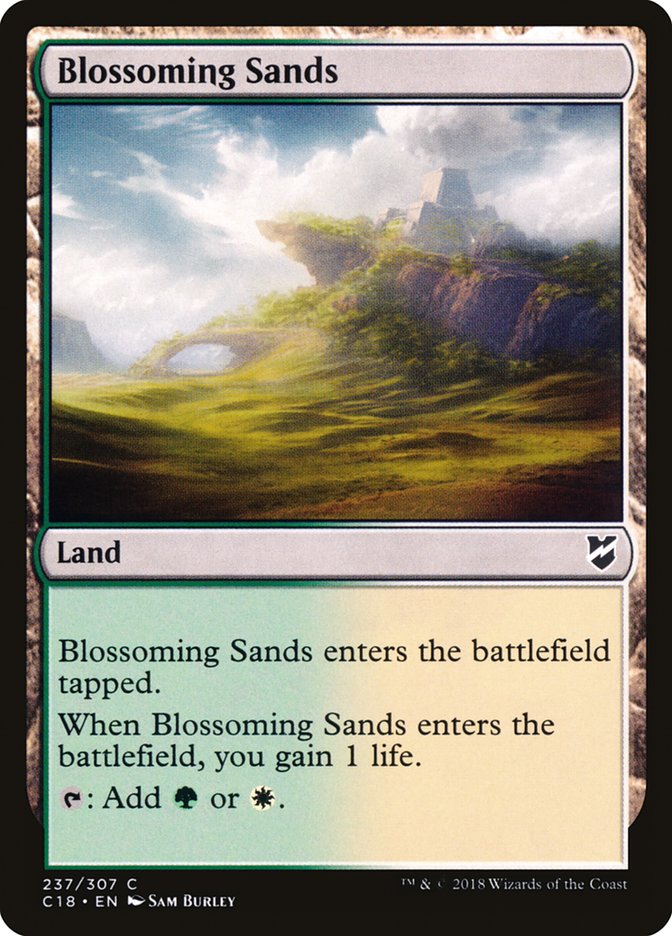 Blossoming Sands [Commander 2018] | Anubis Games and Hobby