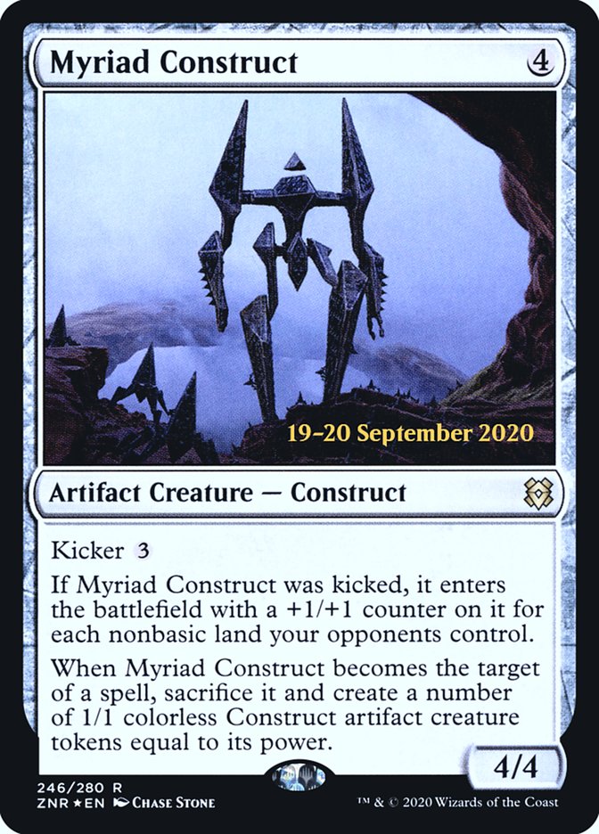 Myriad Construct [Zendikar Rising Prerelease Promos] | Anubis Games and Hobby