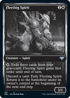 Fleeting Spirit [Innistrad: Double Feature] | Anubis Games and Hobby