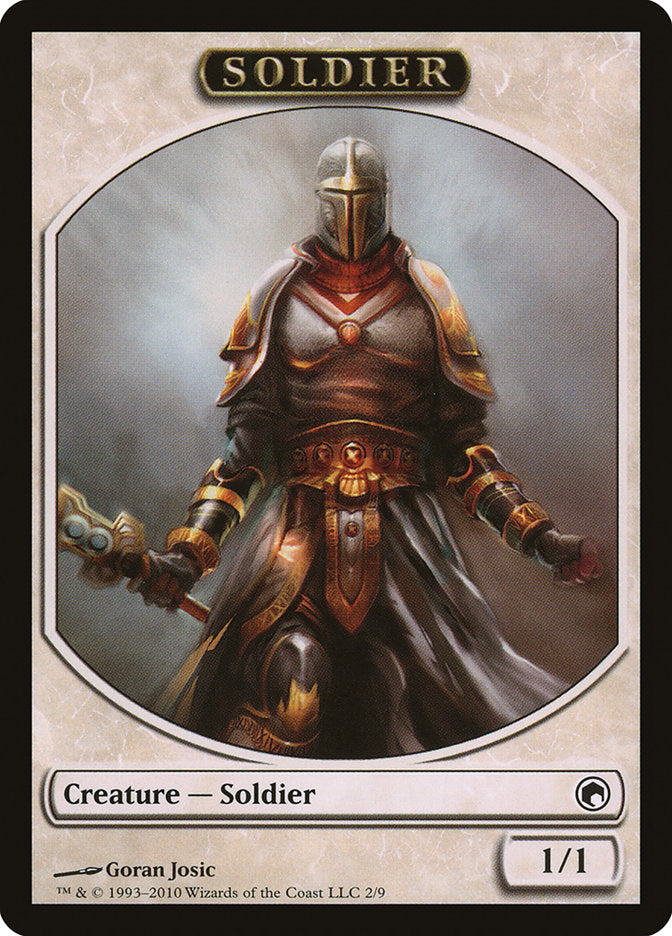 Soldier Token [Scars of Mirrodin Tokens] | Anubis Games and Hobby