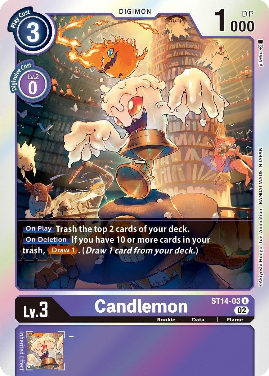 Candlemon [ST14-03] [Starter Deck: Beelzemon Advanced Deck Set] | Anubis Games and Hobby